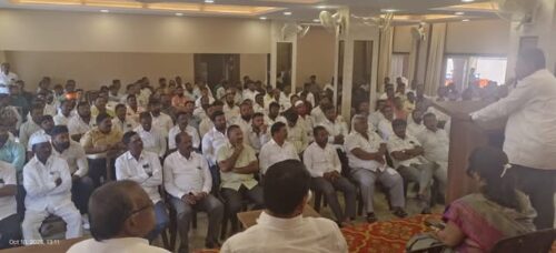 इंदापूर नगरपालिका निवडणुका पार्श्वभूमीवर राष्ट्रवादी पक्षाच्या पदाधिकारी व कार्यकर्त्यांची बैठक उत्साहात संपन्न !